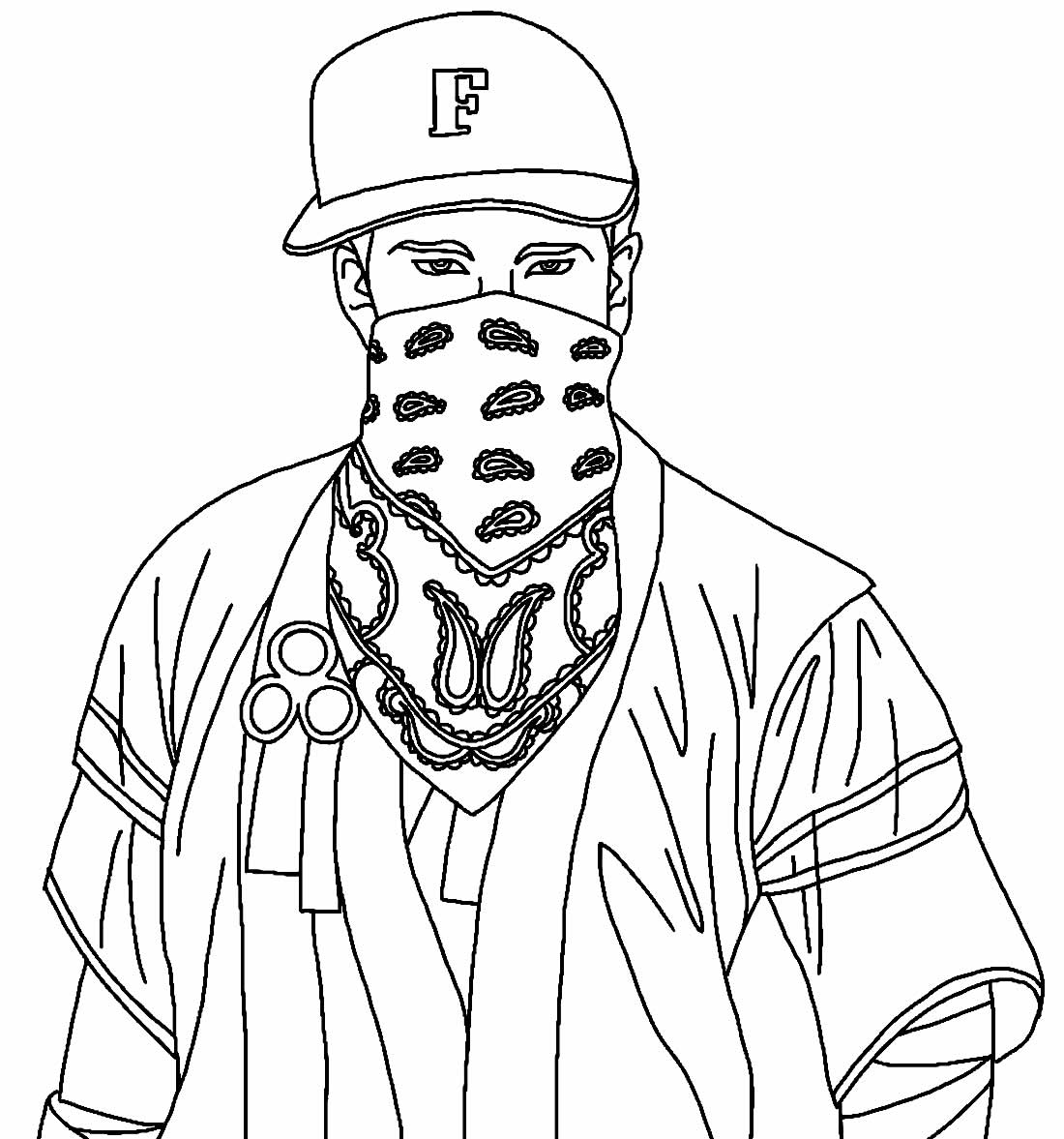 Desenhos de Free Fire para colorir - Bora Colorir