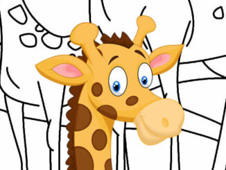 Desenhos para colorir de Girafa