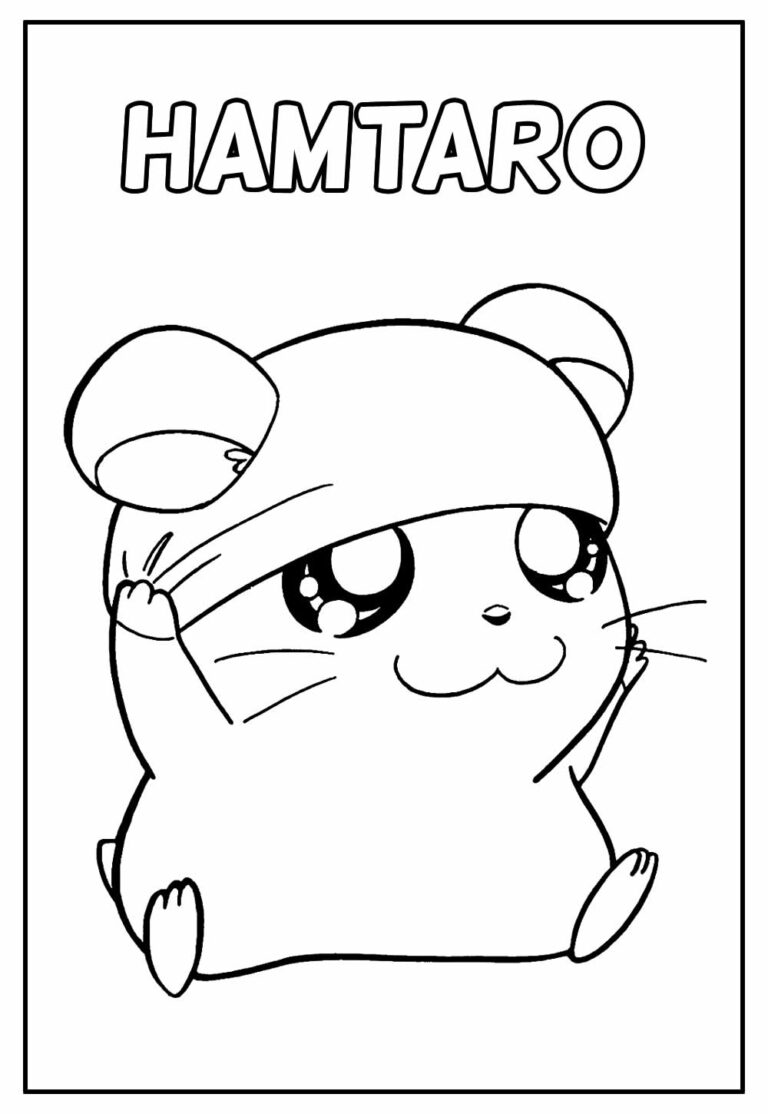 Desenhos Do Hamtaro Para Colorir Bora Colorir