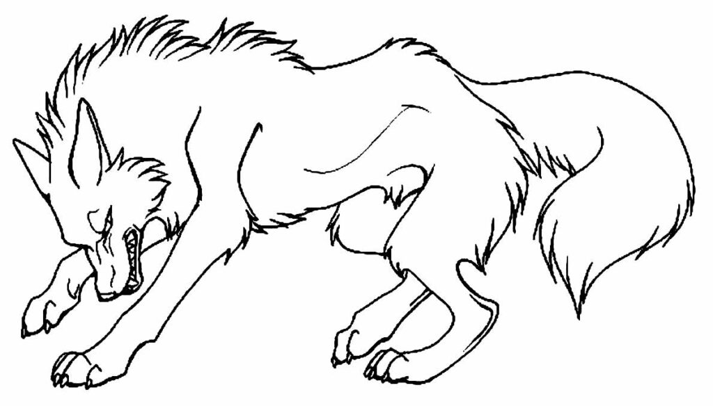 Desenhos para colorir Lobo