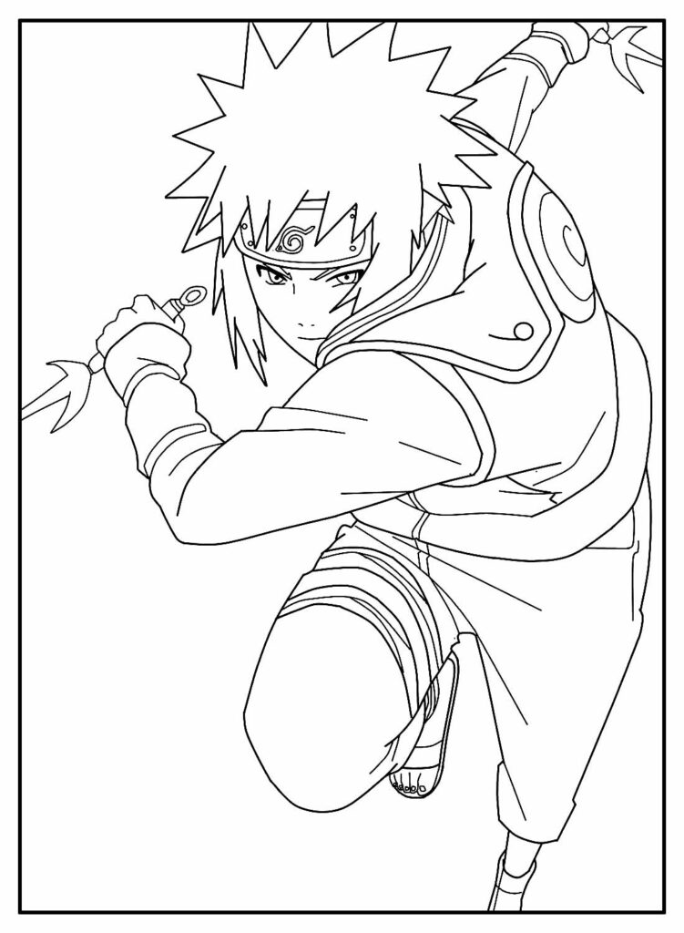 Desenho de naruto pintado e colorido por Miguelmigu o dia 05 de Fevereiro  do 2014