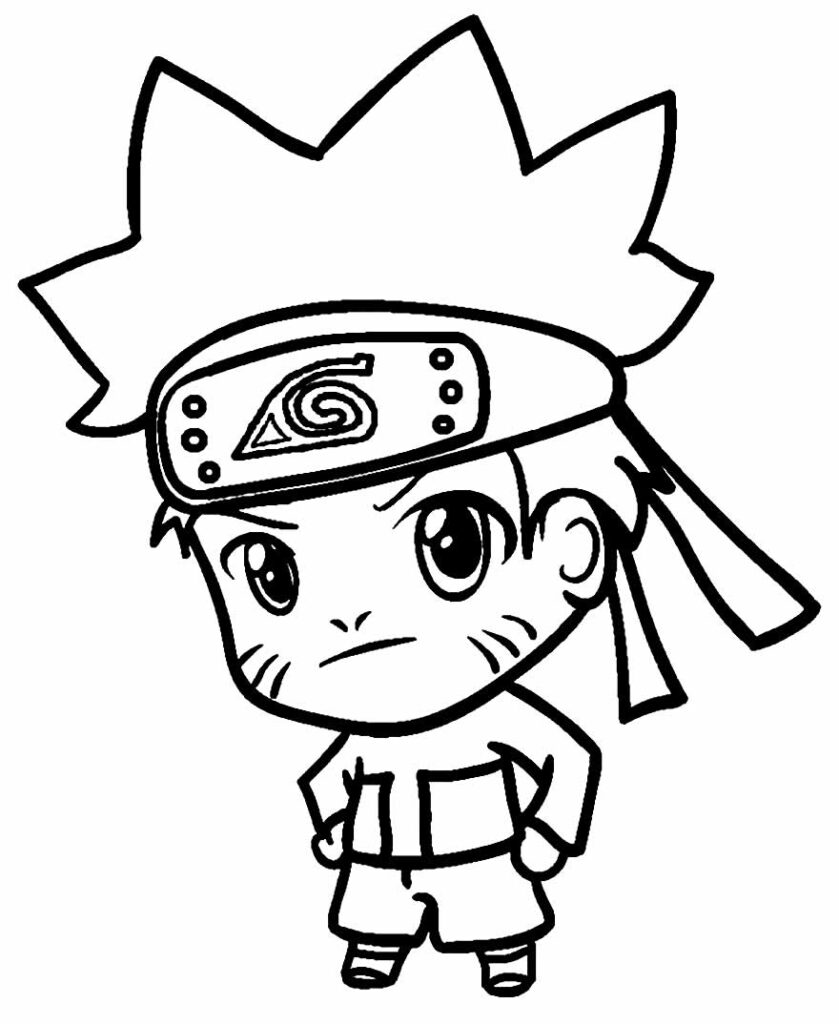 Desenhos para colorir de Naruto