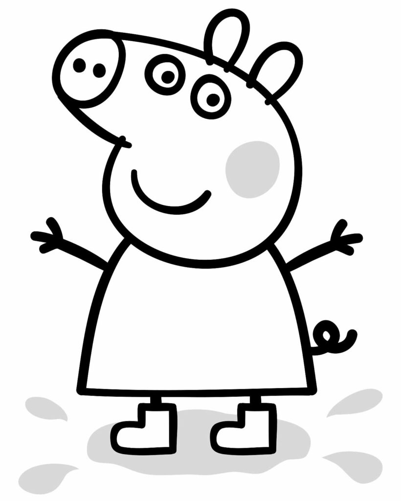 COMO DESENHAR A PEPPA PIG - PASSO A PASSO 