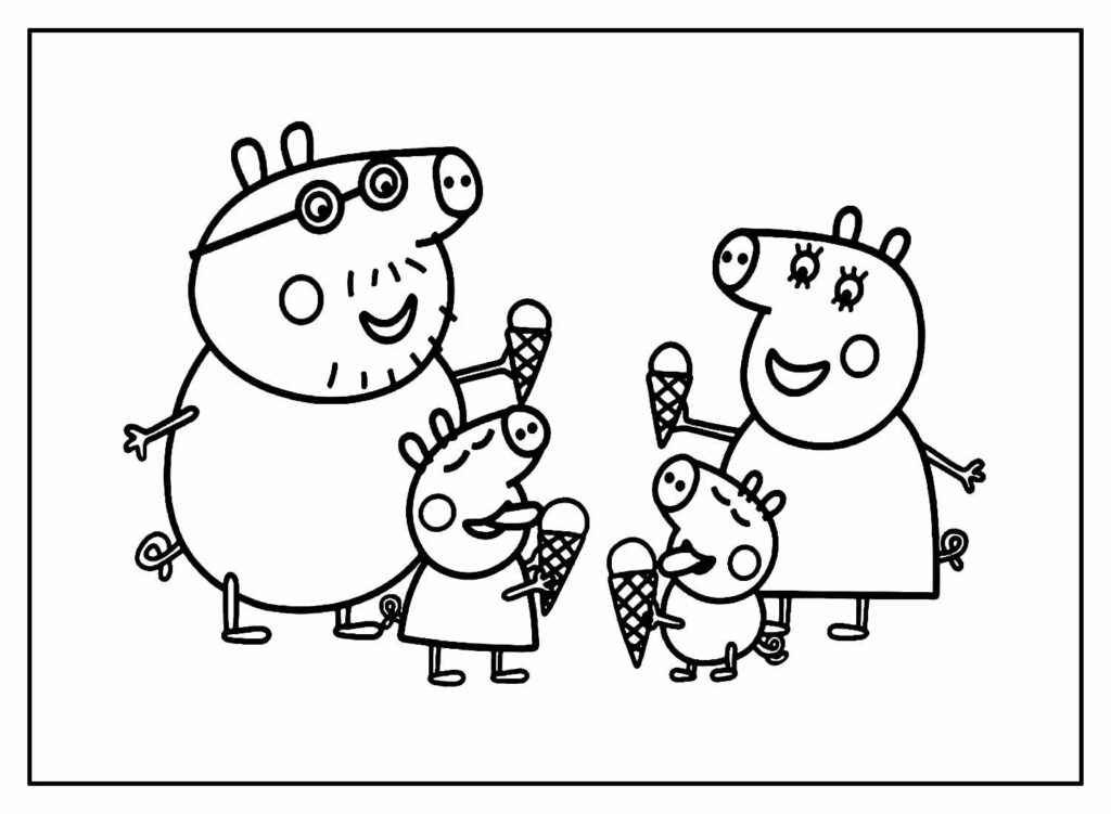 peppa pig para imprimir 61 –  – Desenhos para Colorir