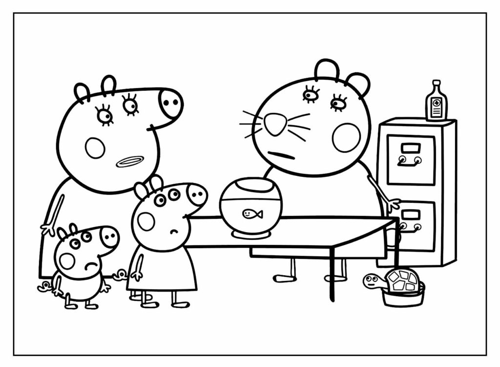 Peppa Pig - Desenhos Para Colorir Extra