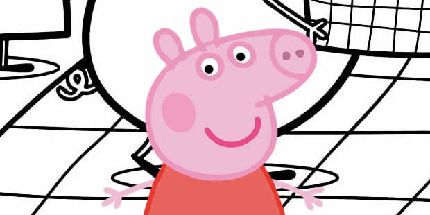 Desenhos para colorir de Peppa Pig