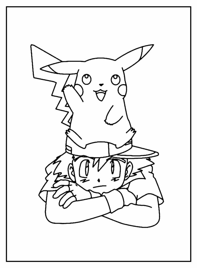 Desenhos para colorir do Pikachu
