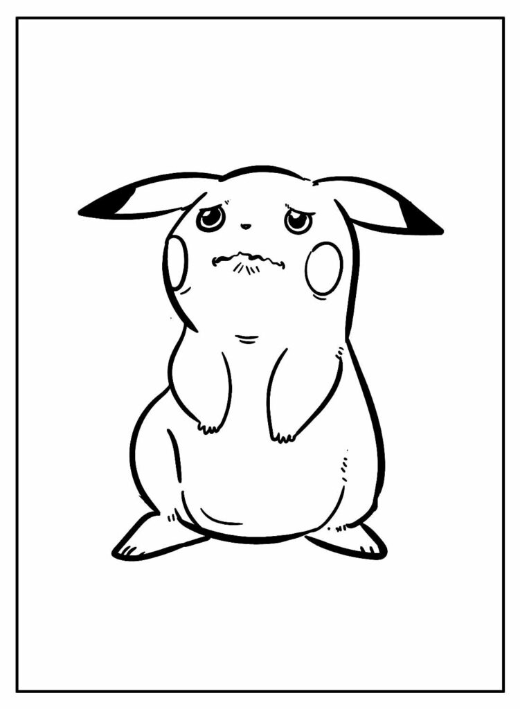 Desenhos para colorir de Pikachu