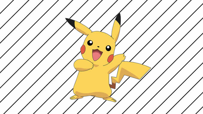 Desenhos de Pikachu para pintar
