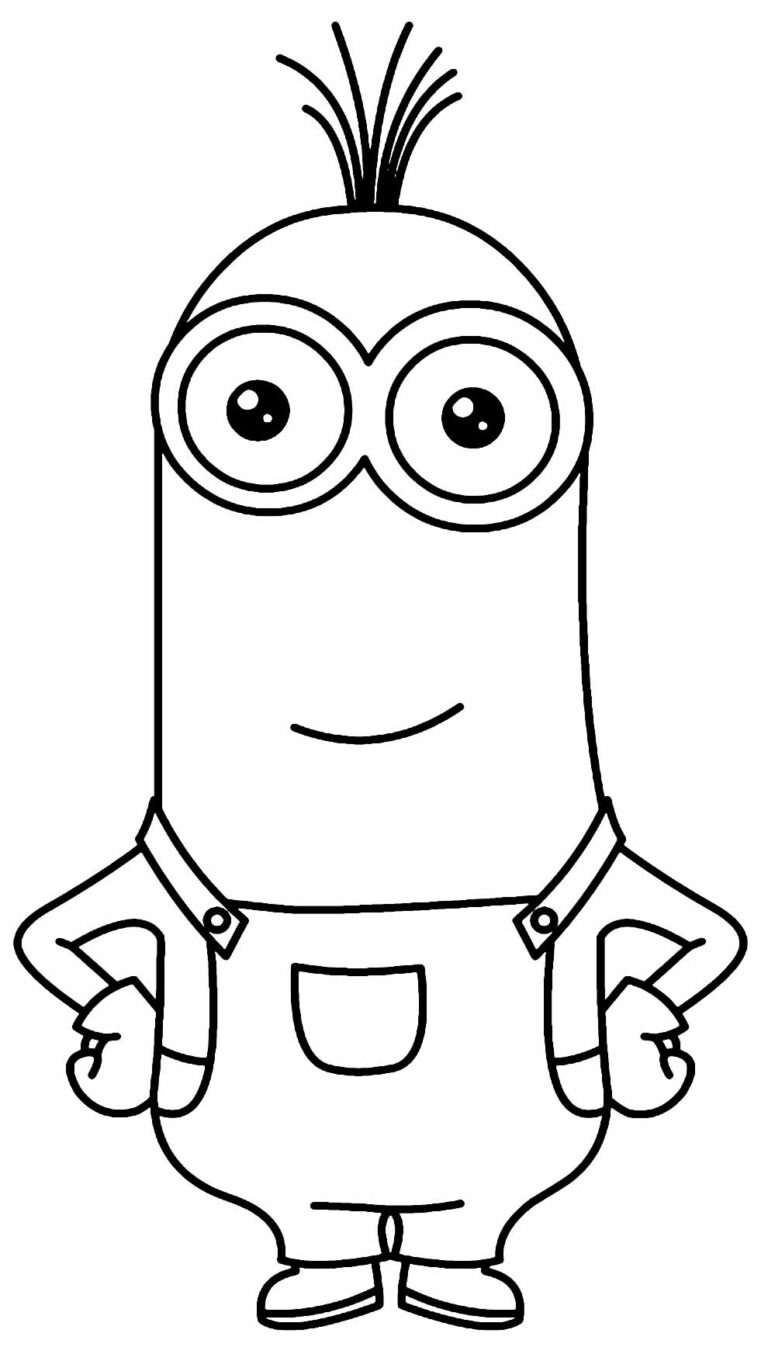 Desenhos dos Minions para colorir - Bora Colorir