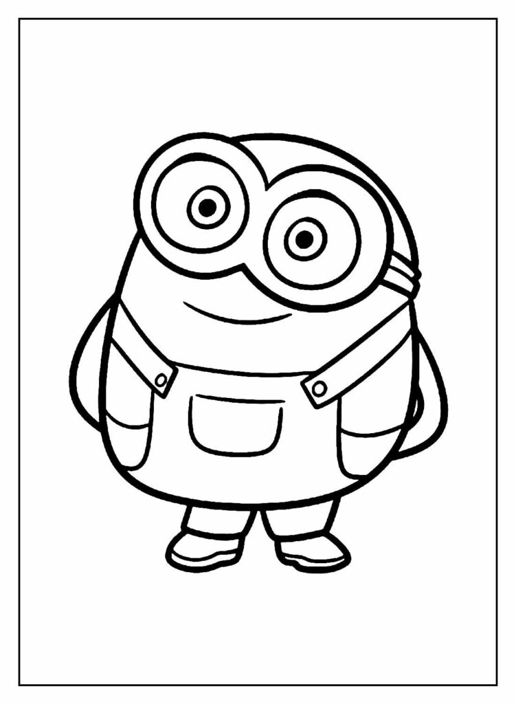 Minions para Colorir [ 2023 ] → 40 Imagens Download Grátis