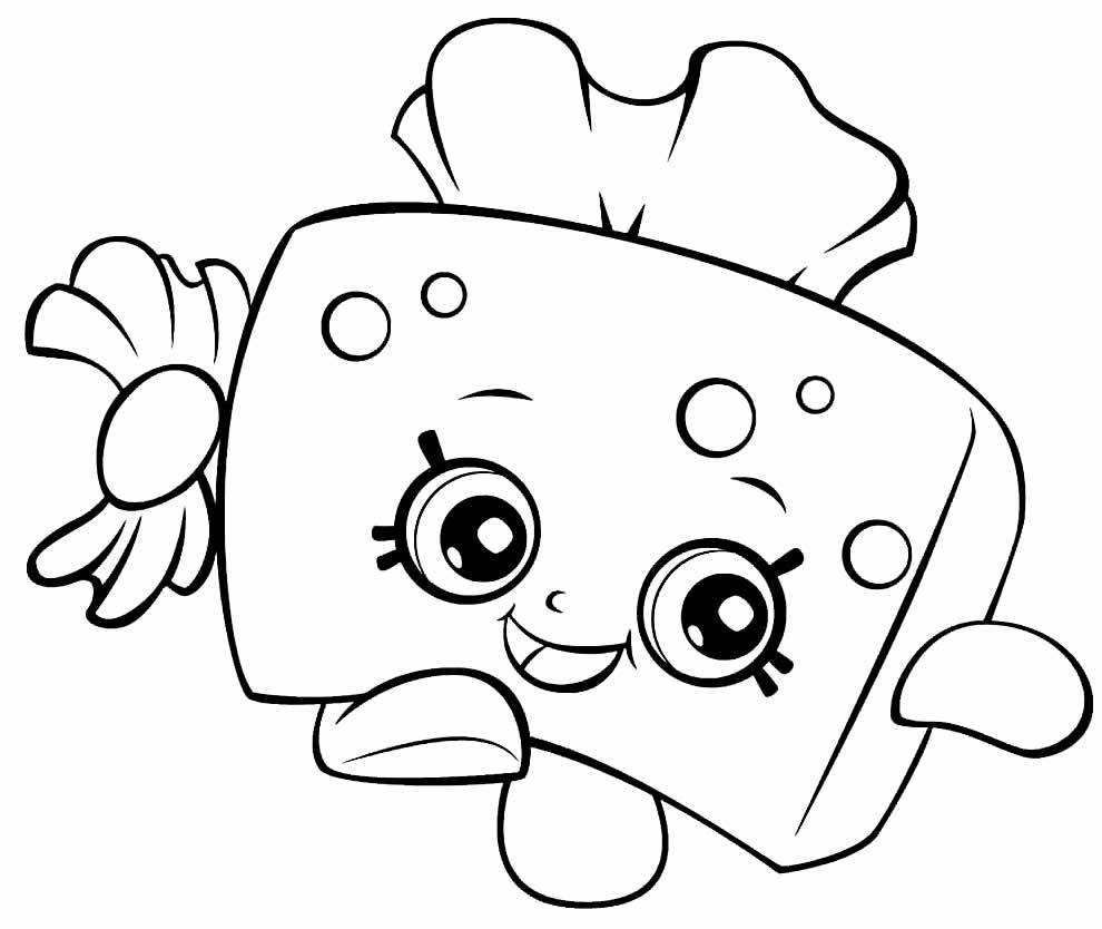 Desenhos dos Shopkins para colorir - Bora Colorir