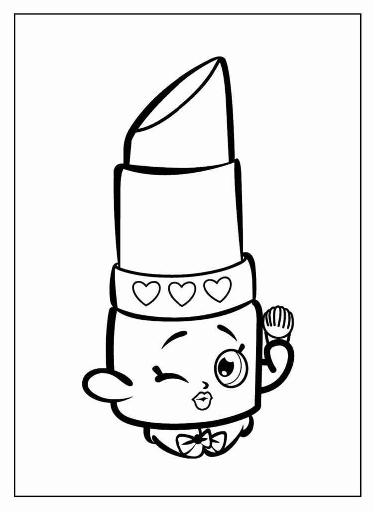 Desenhos dos Shopkins para colorir - Bora Colorir