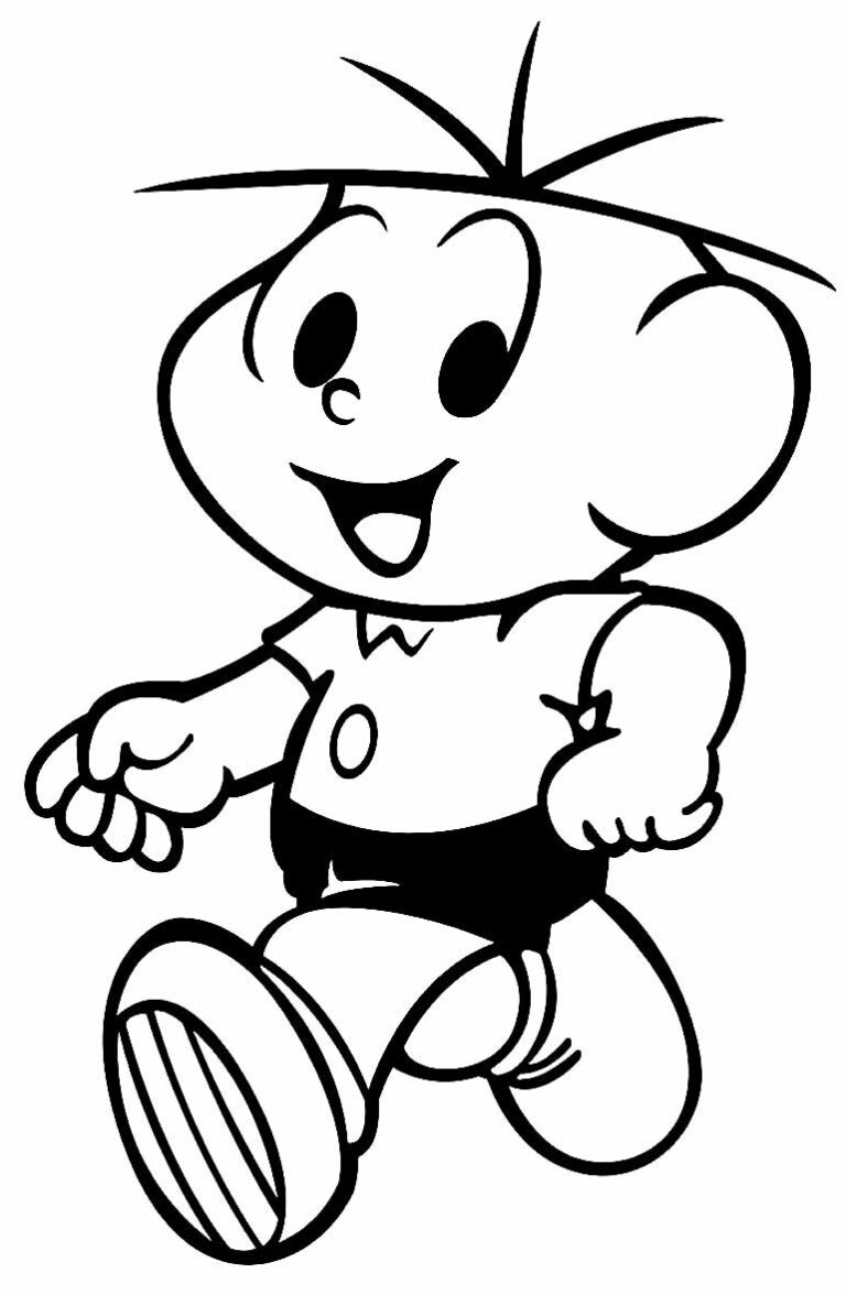 Desenhos do Cebolinha para colorir - Bora Colorir