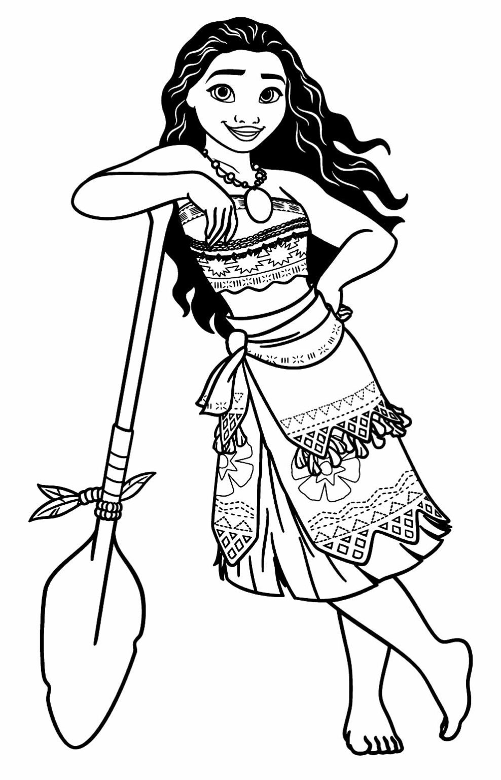 Desenhos Da Moana Para Colorir Bora Colorir 