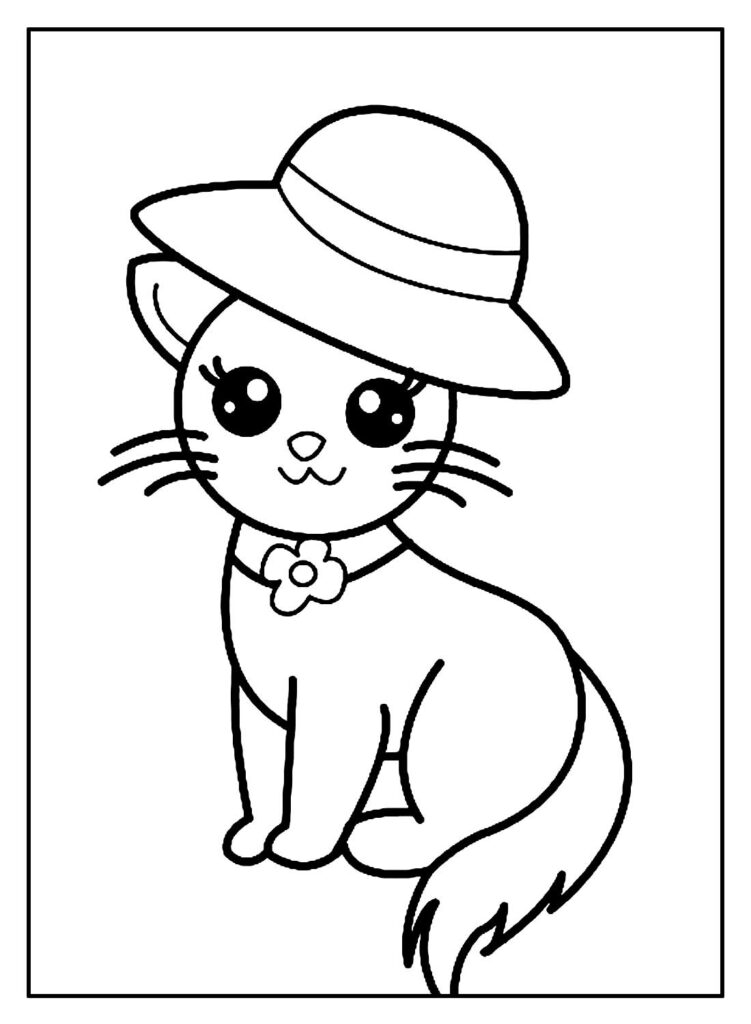 Desenhos para colorir de Gatinhos