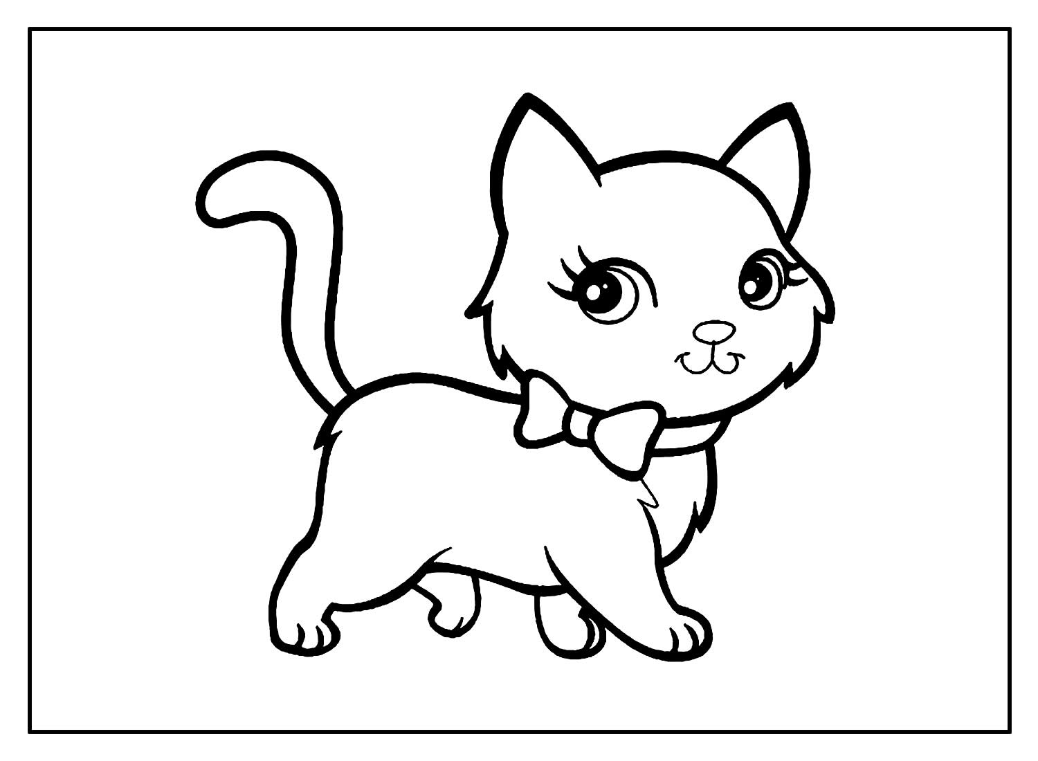 Desenhos Para Colorir De Gatos Bora Colorir