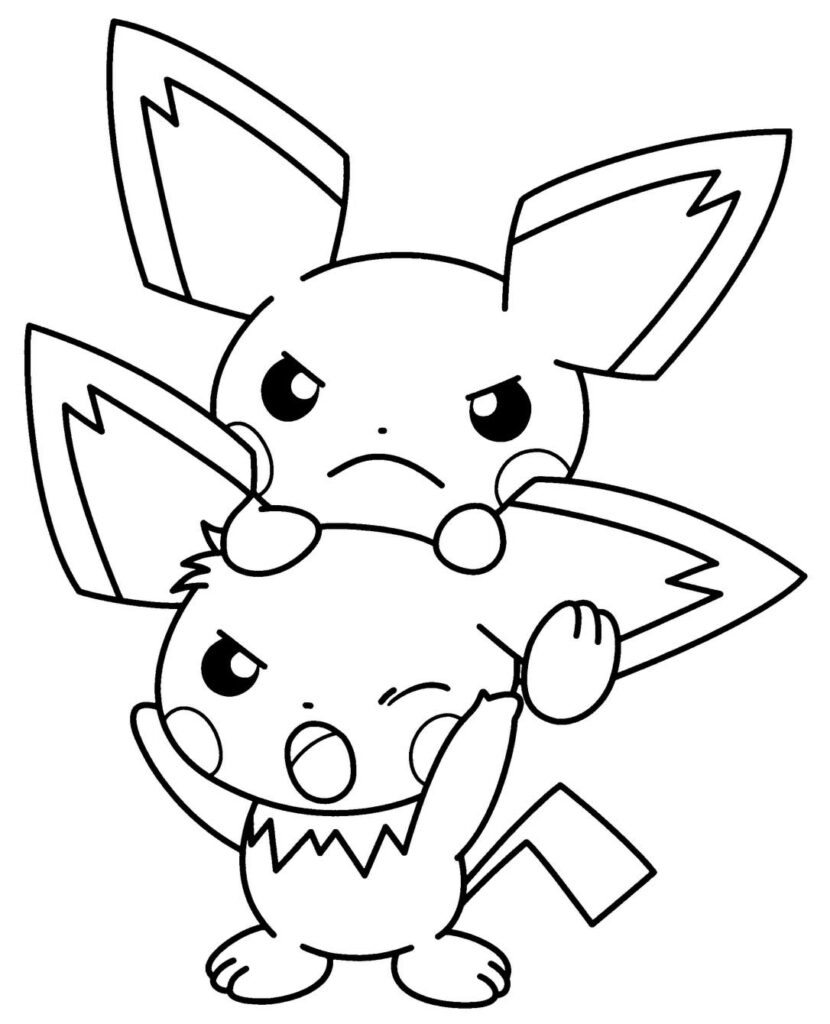 Desenho para colorir Pokémon