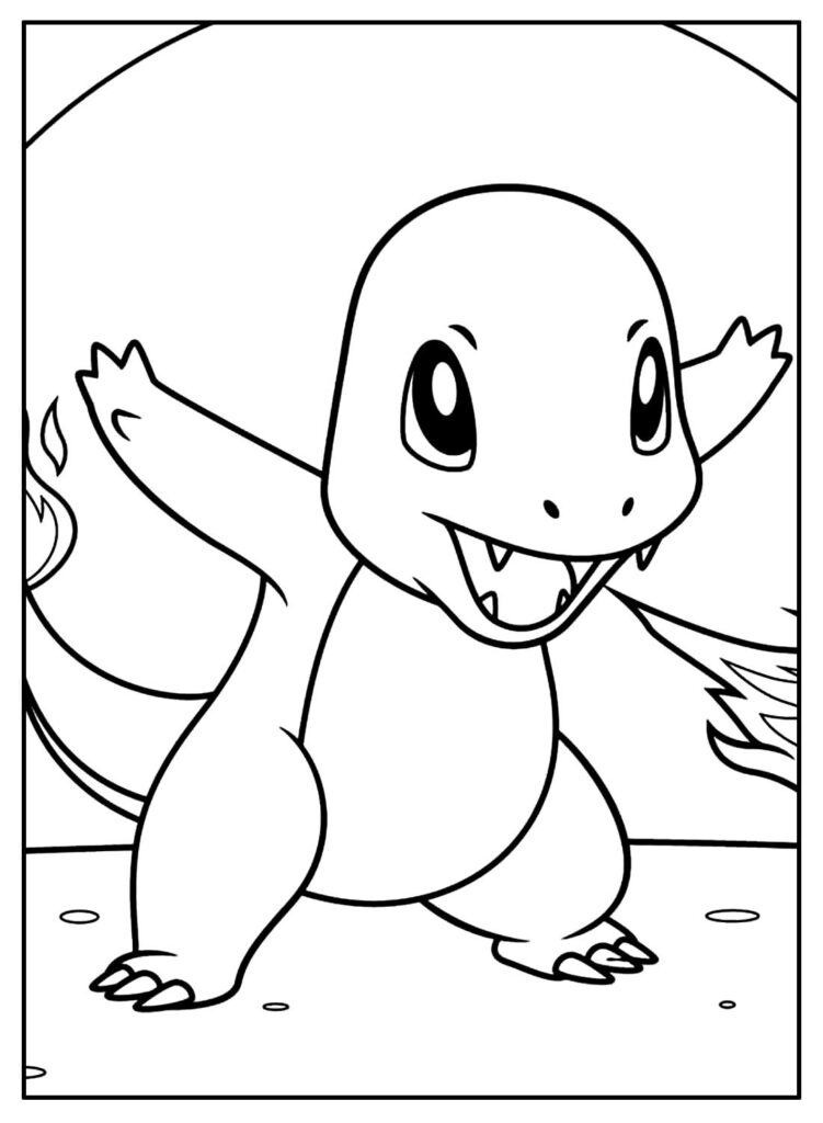 pokemon para colorir 388 –  – Desenhos para Colorir