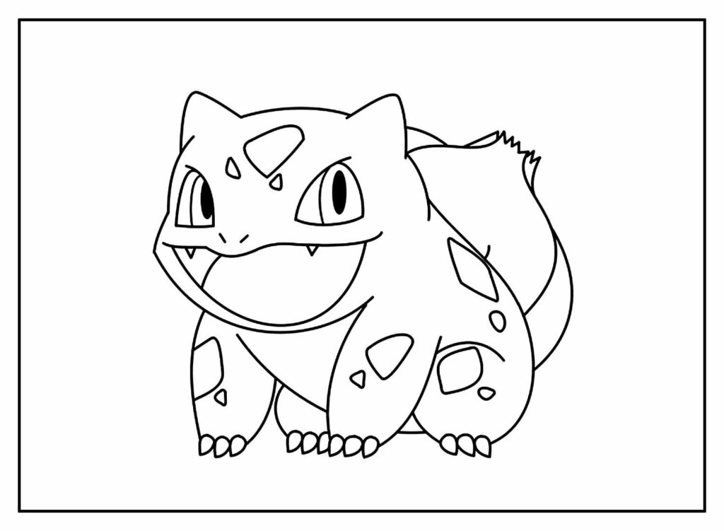 pokemon para colorir 388 –  – Desenhos para Colorir