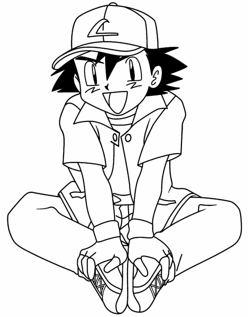 Desenho para colorir - Ash