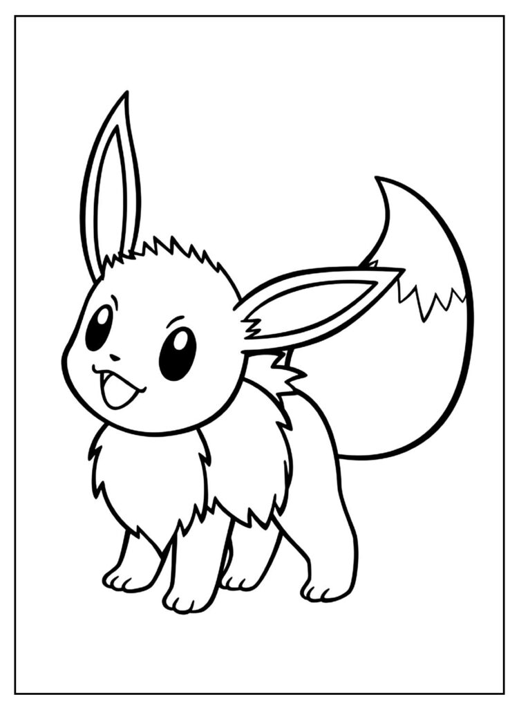 115 desenhos de Pokémon para colorir