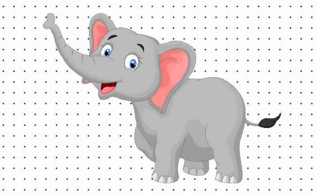 Desenhos de Elefante para colorir