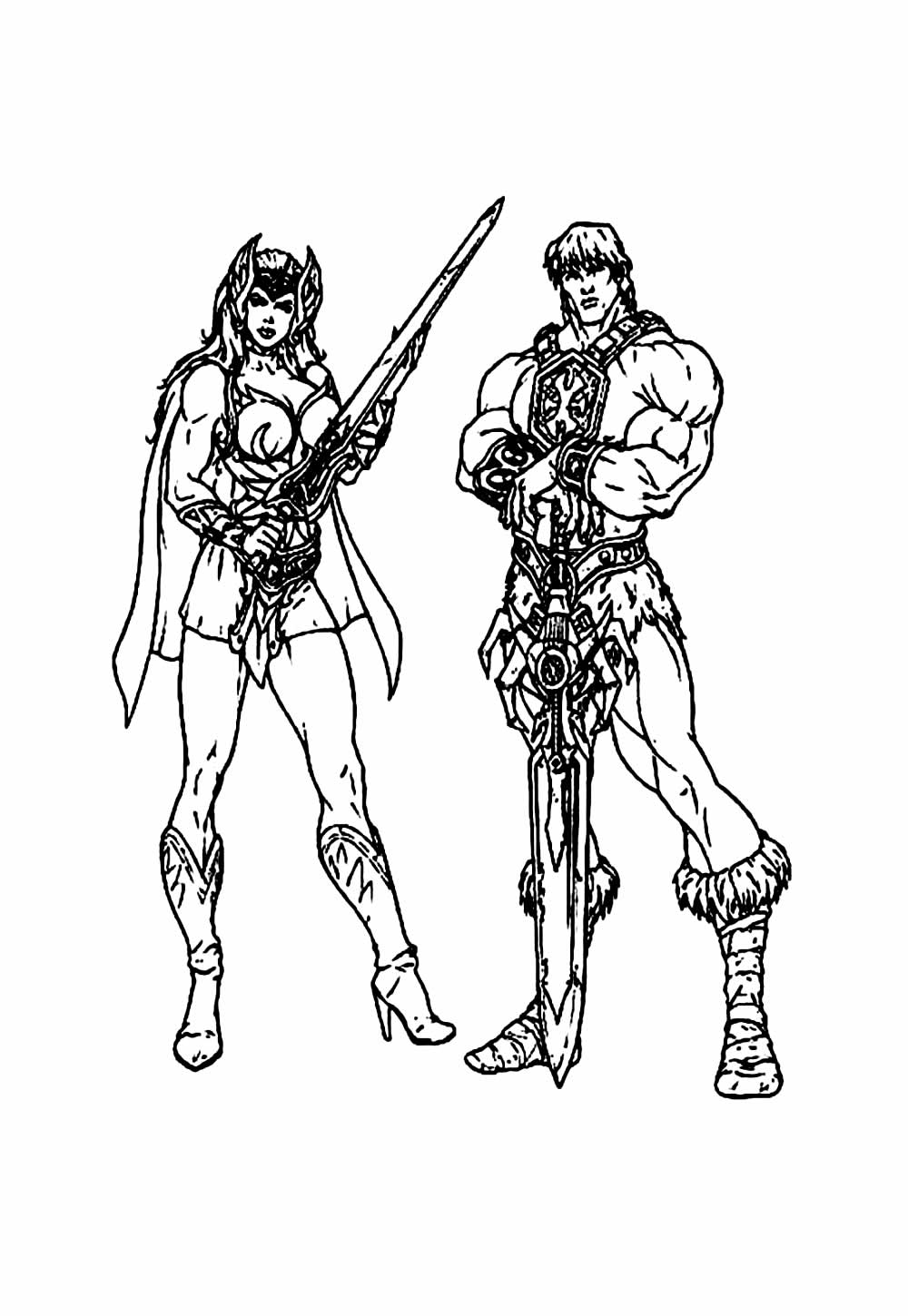 Desenhos para colorir de He-Man