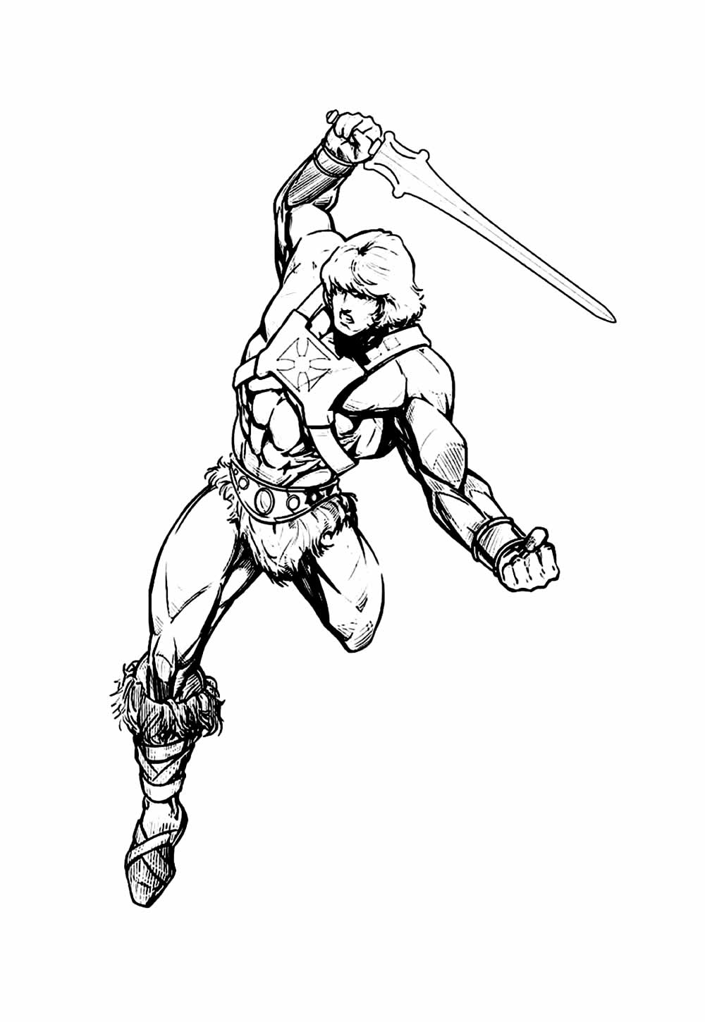 Desenho de HeMan para pintar