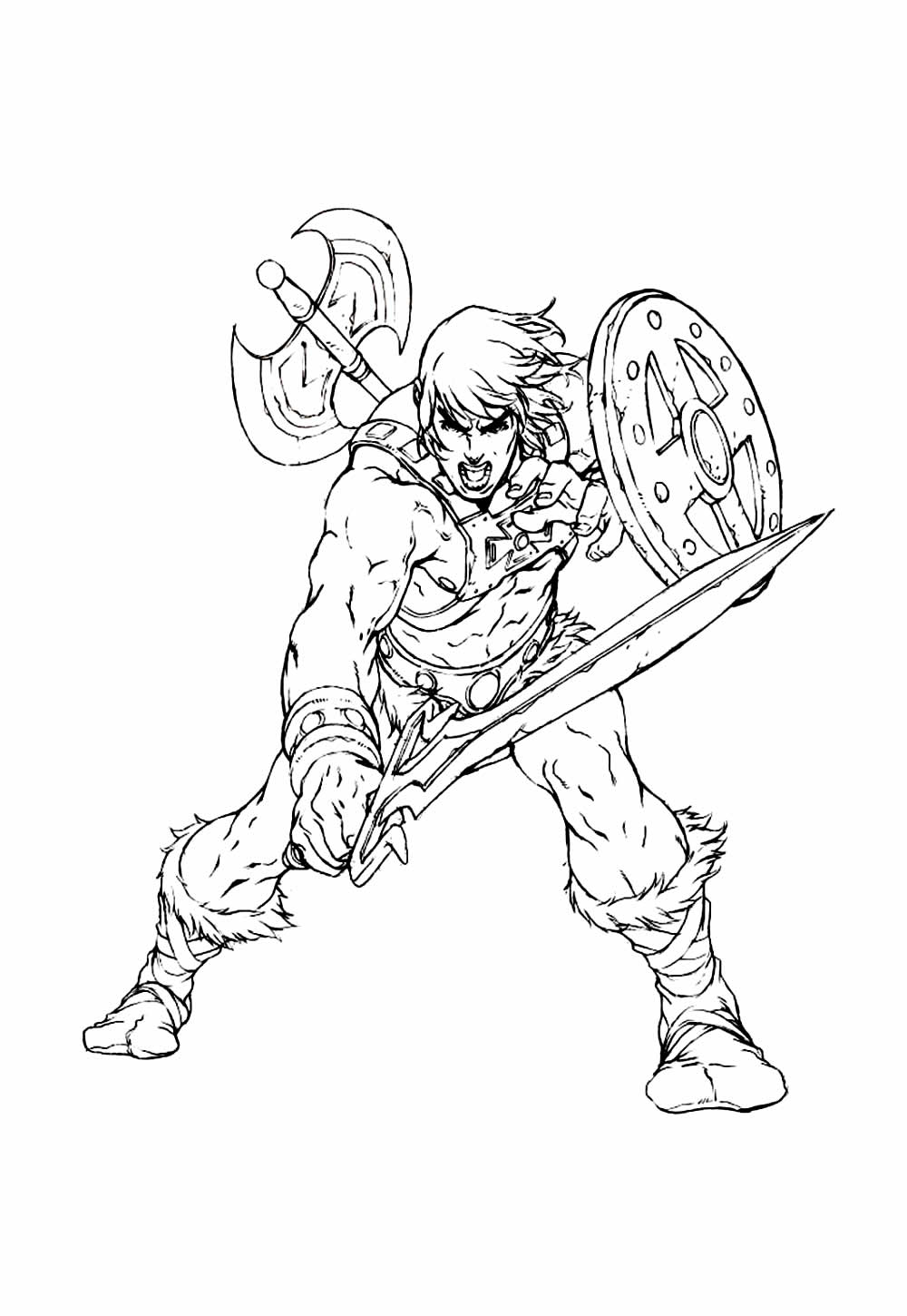 Desenho He-Man Colorir