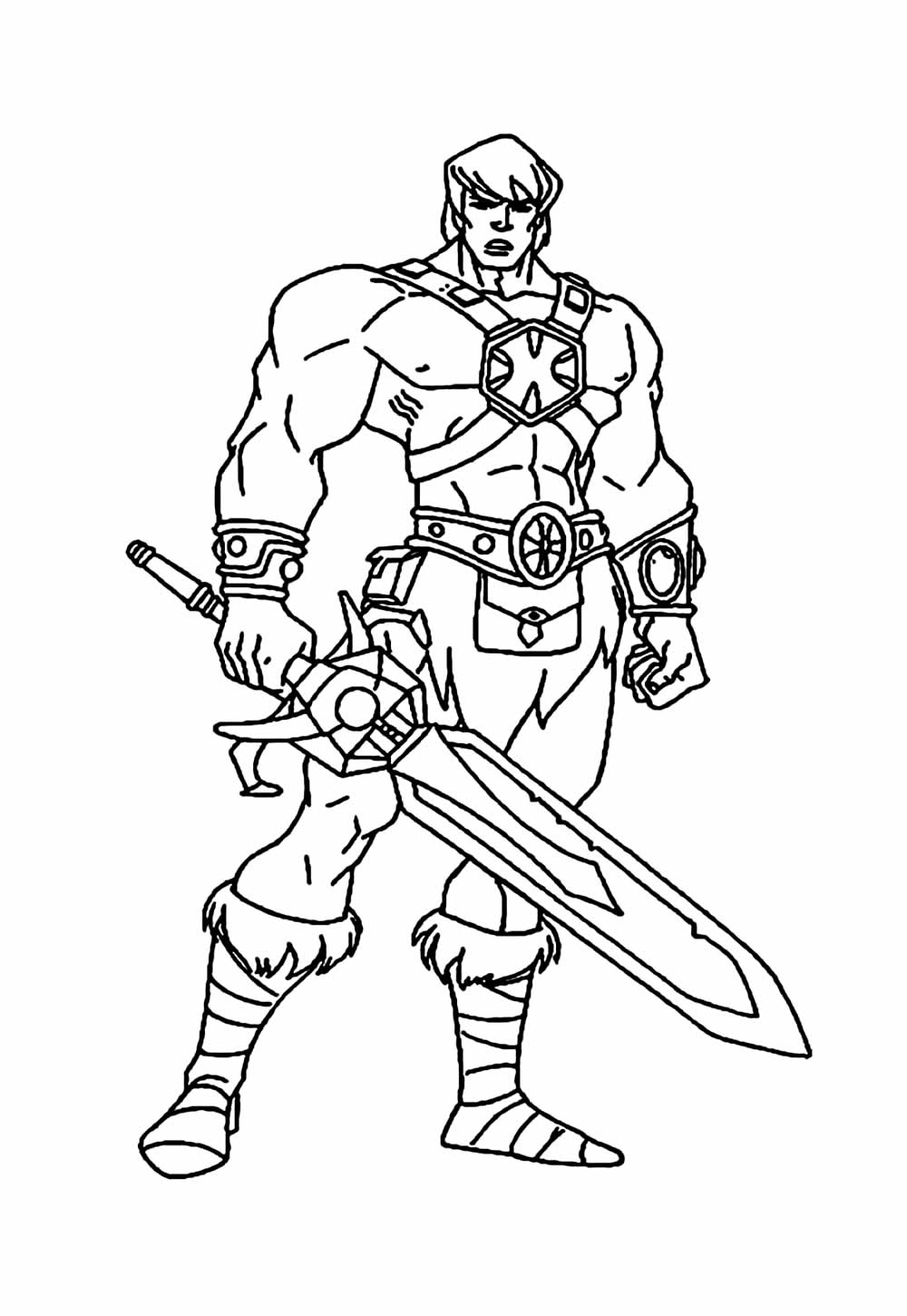 Desenho He-Man Pintar