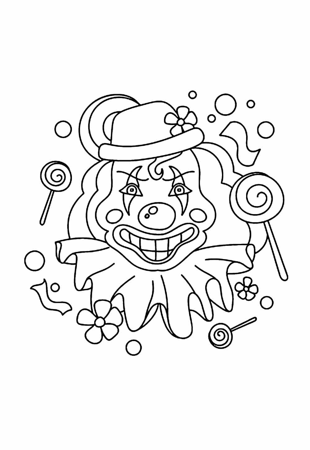 Desenho para colorir - Circo