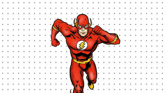 Desenhos de The Flash para colorir