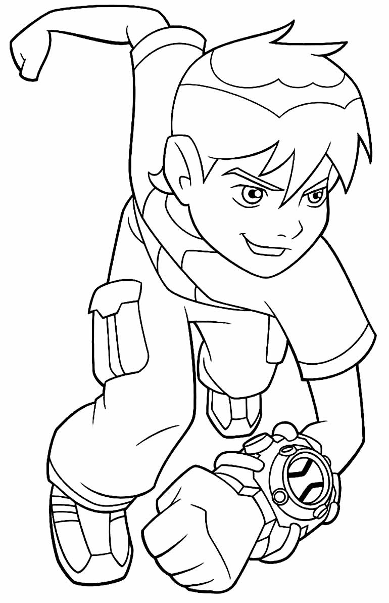 Desenhos do Ben 10 para colorir - Bora Colorir