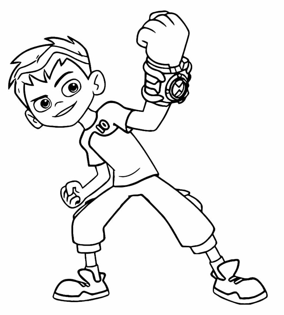 Desenhos do Ben 10 para colorir - Bora Colorir