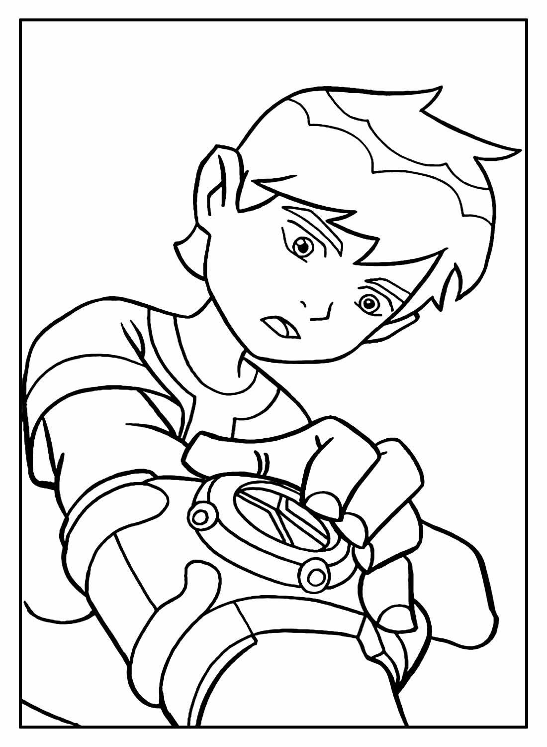 Desenhos do Ben 10 para colorir - Bora Colorir