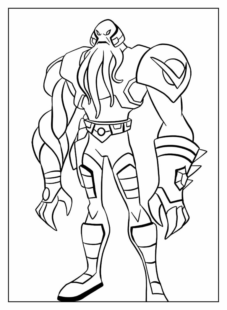 Desenhos do Ben 10 para colorir - Bora Colorir
