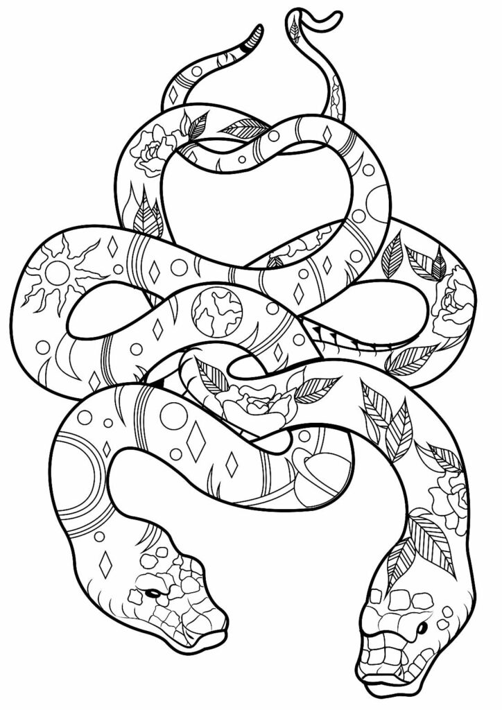 Desenho de cobra  Desenho Para Desenhar