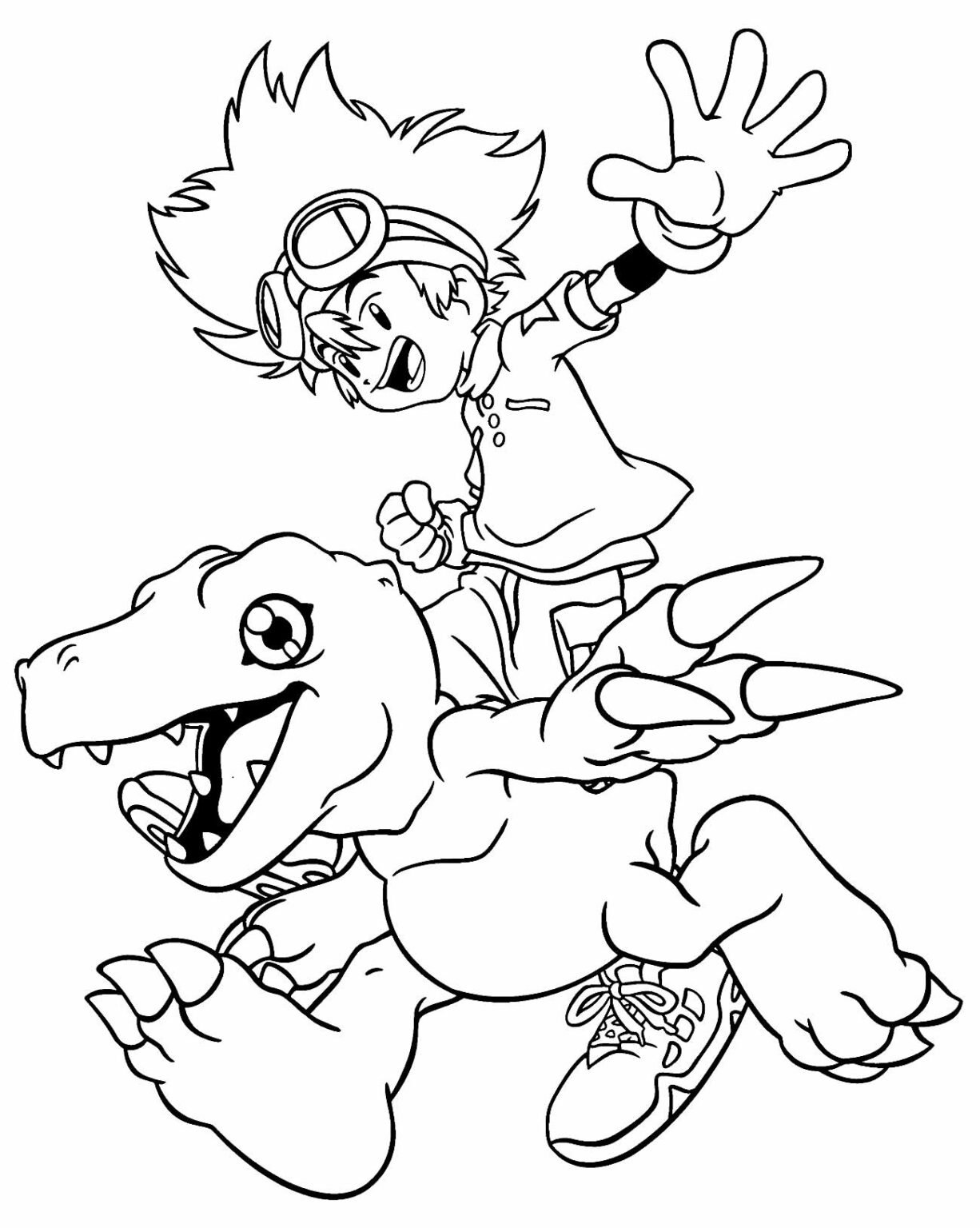 Desenhos de Digimon para colorir - Bora Colorir