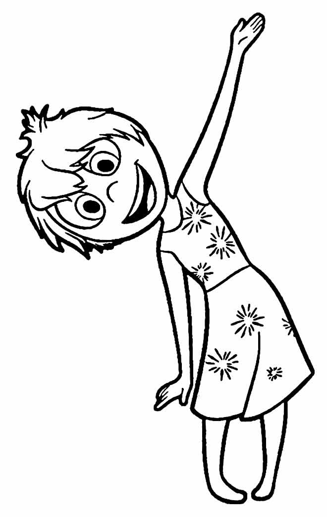 Desenhos de Divertida Mente para colorir - Bora Colorir