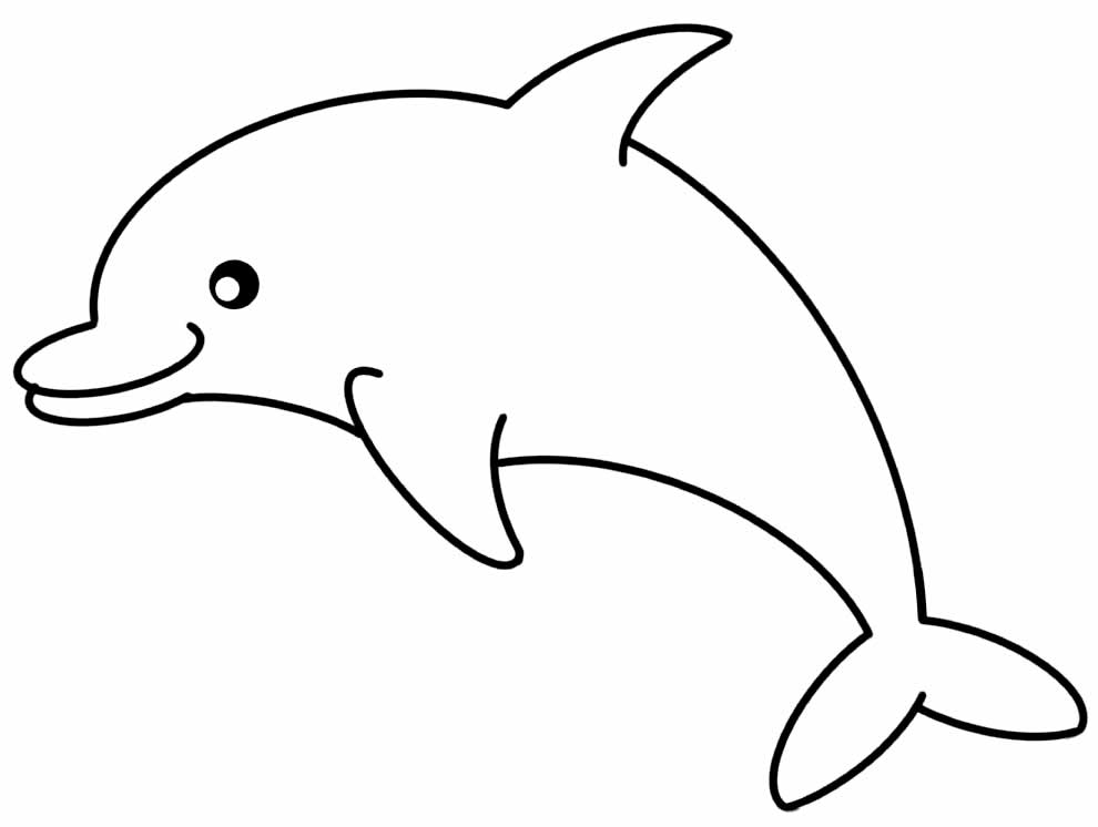 Desenhos de Golfinho para colorir