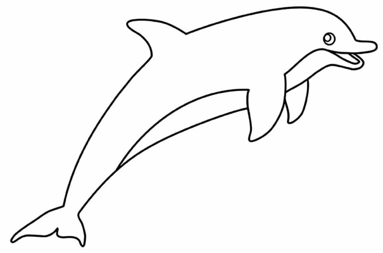 Desenhos de Golfinho para colorir - Bora Colorir