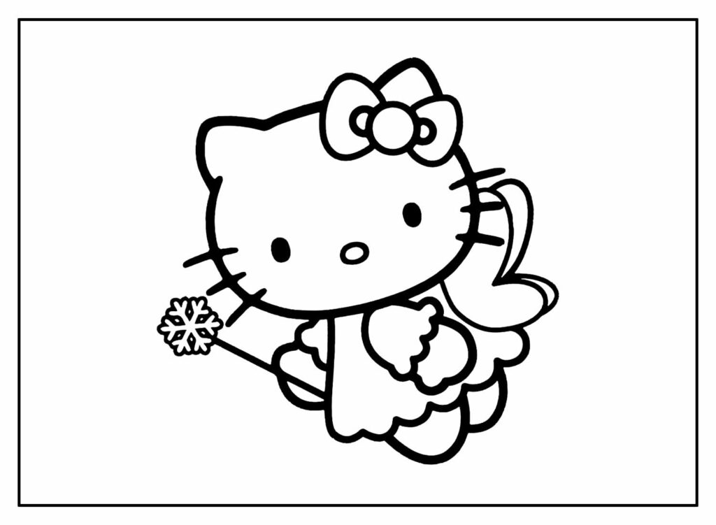 70 Desenhos Para Colorir Pintar Menina Menino Hello Kitty