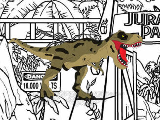 Desenhos de Jurassic Park para colorir