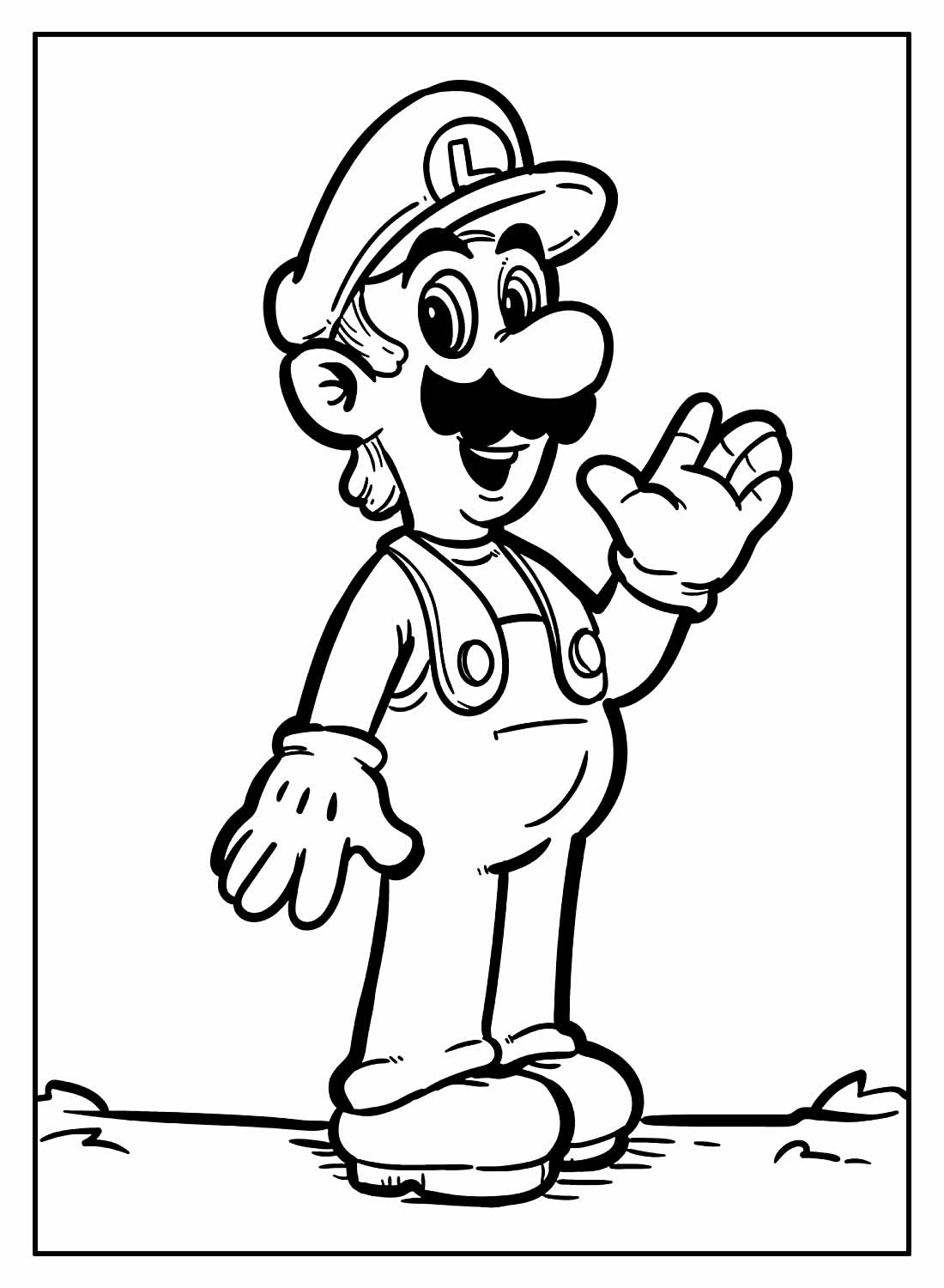 Desenhos De Mario Bros Para Colorir Bora Colorir