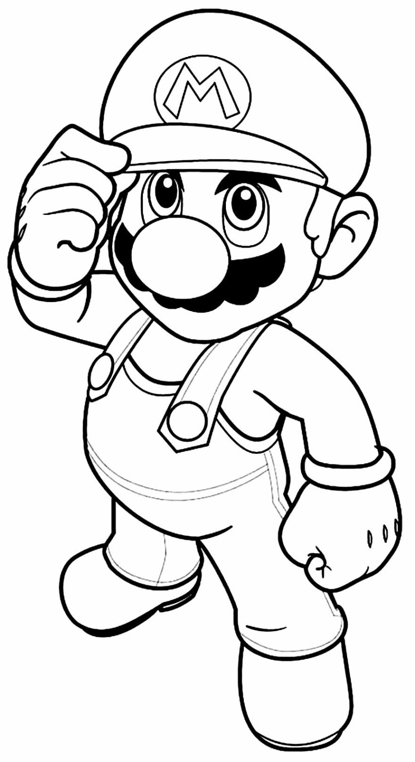 Desenhos de Mario Bros para colorir - Bora Colorir