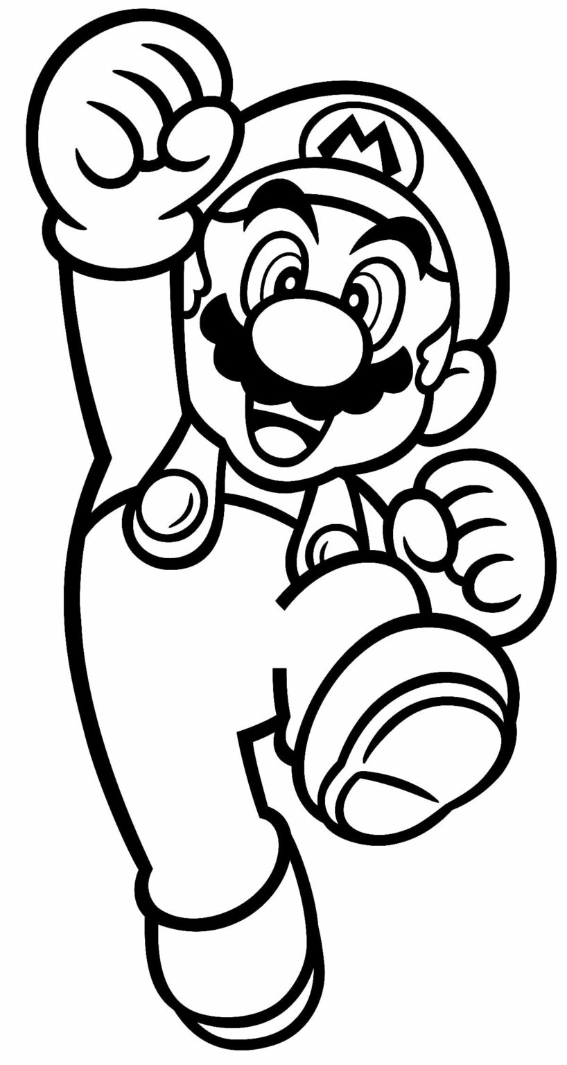 Desenhos de Mario Bros para colorir - Bora Colorir