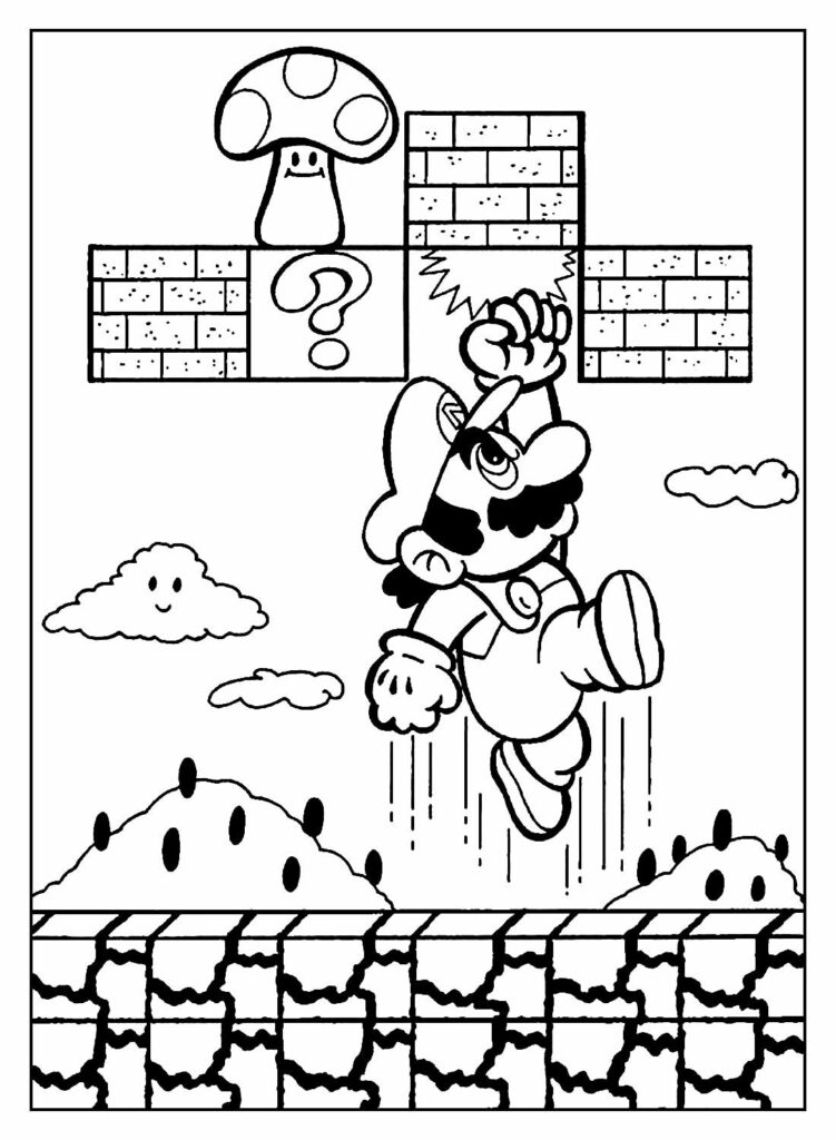 Mario Bross para colorir - Jogo - Game
