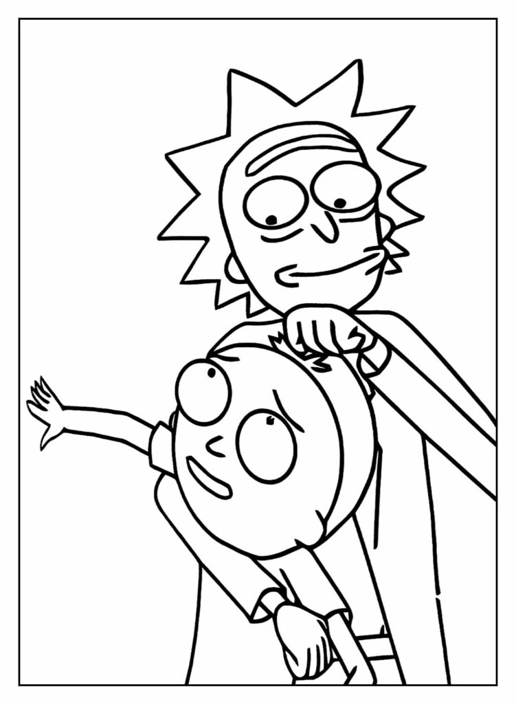 Desenhos de Rick e Morty