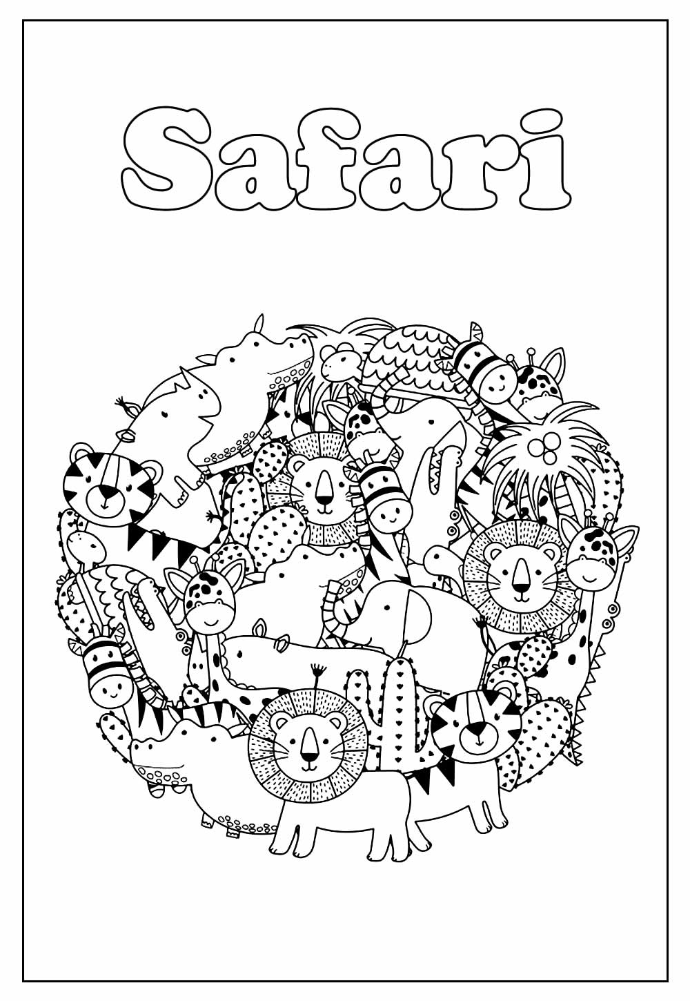 Desenho de Safari